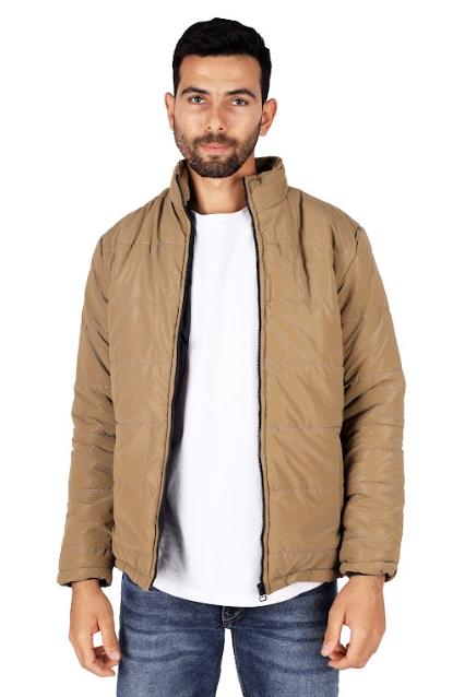 basic(2poc.)jacket - camel