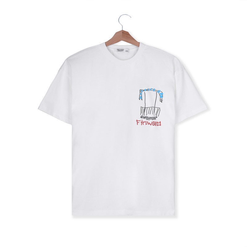 print(ATHELETIC)t-shirt-offwhite