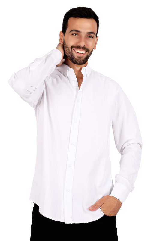 basic shirt|white