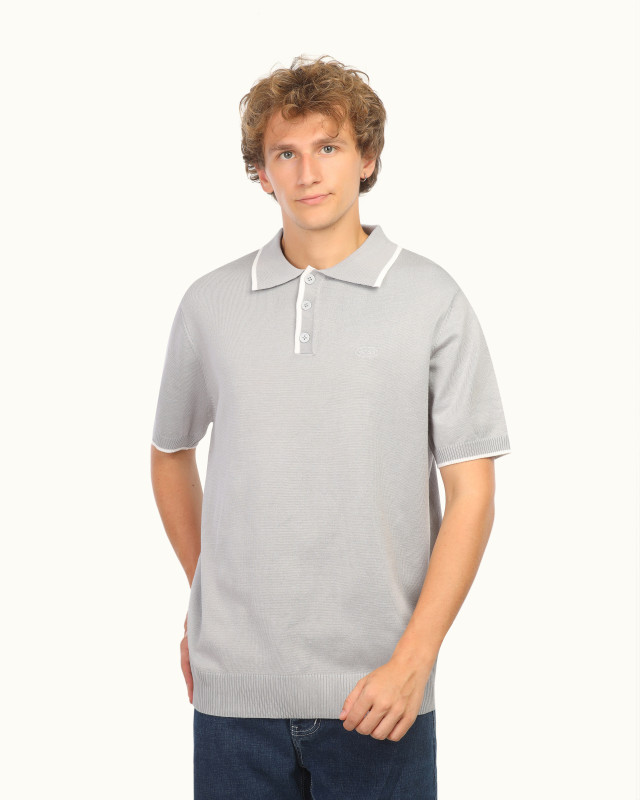Basic ( BOSS )  Knitwear Polo| silver