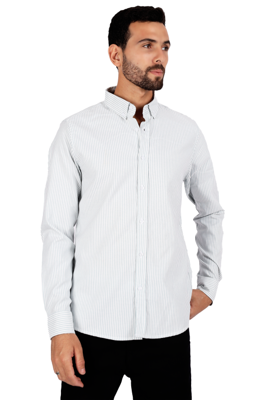 stripped shirt| green