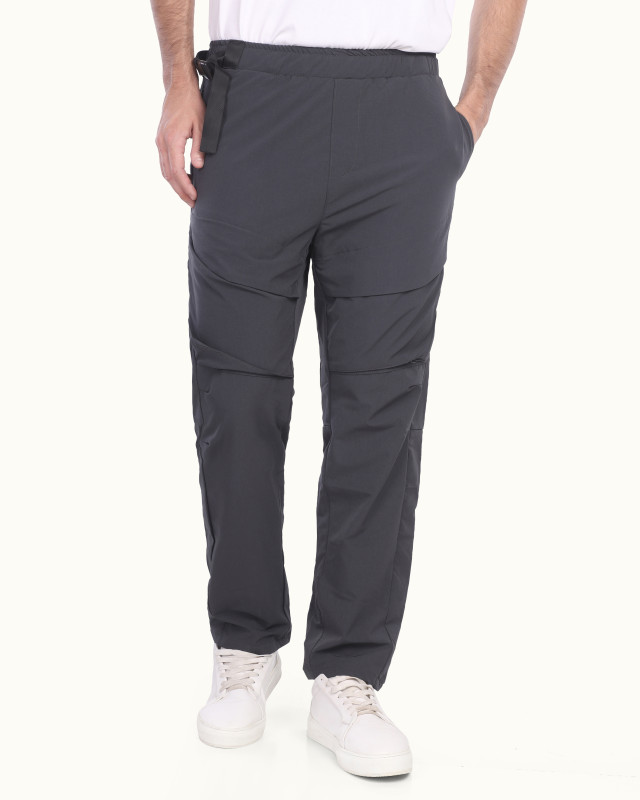 Front Pocket Cargo Sweatpants-d.grey